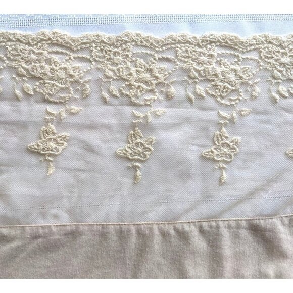 KRAZY KAT Cream Lace Open Cardigan Floral Solid Size XL - Picture 2 of 7